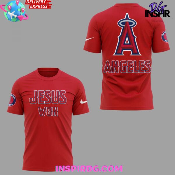 Los Angeles Angels 2025 Jesus Won Edition Shirt Collection