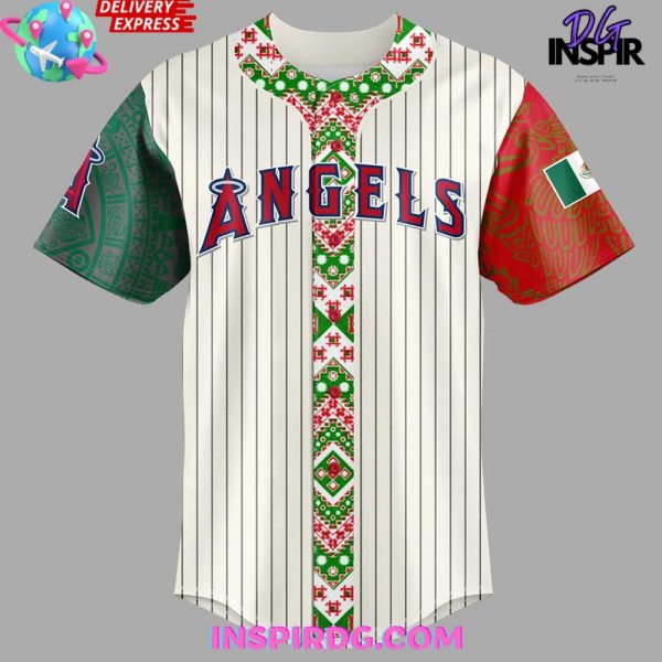 Los Angeles Angels 2025 Mexican Heritage Night Baseball Jersey