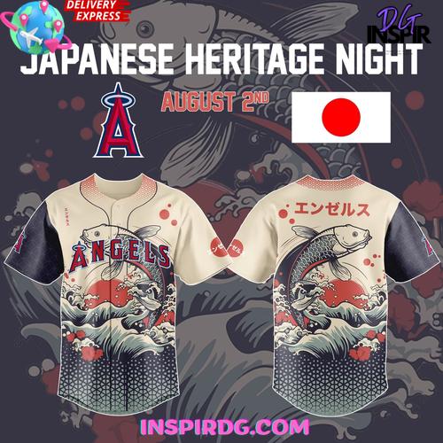 Los Angeles Angels Japanese Heritage Night 2025 Baseball Jersey Los Angeles Angels Japanese Heritage Night 2025 Baseball Jersey