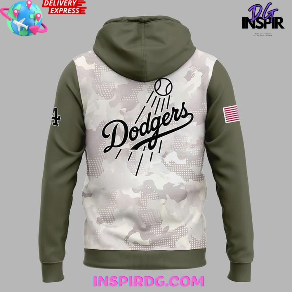 Los Angeles Dodgers 2025 Armed Forces Day Collection Hoodie Los Angeles Dodgers 2025 Armed Forces Day Collection Hoodie