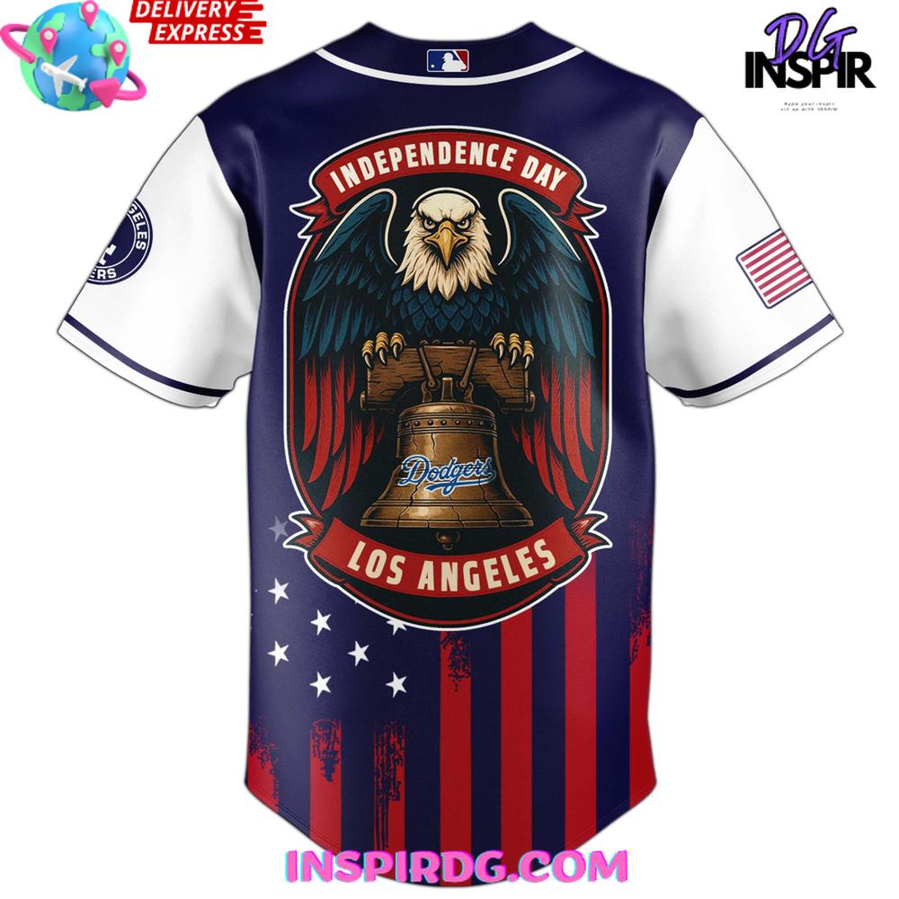 Los Angeles Dodgers MLB Independence Day 2025 Baseball Jersey Los Angeles Dodgers MLB Independence Day 2025 Baseball Jersey