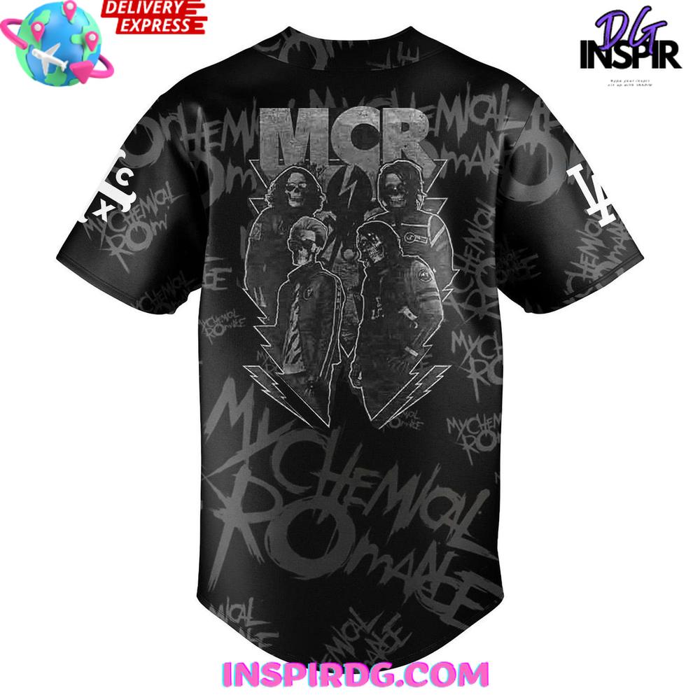 Los Angeles Dodgers x 2025 My Chemical Romance Concert Baseball Jersey Los Angeles Dodgers x 2025 My Chemical Romance Concert Baseball Jersey