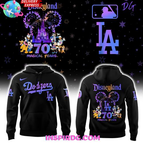 Los Angeles Dodgers x Disneyland 70th Magical Year Special Hoodie