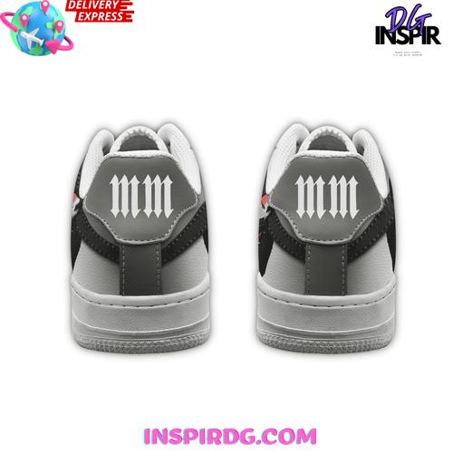 Marilyn Manson One Assassination Under God Tour Nike Air Force 1 Marilyn Manson One Assassination Under God Tour Nike Air Force 1
