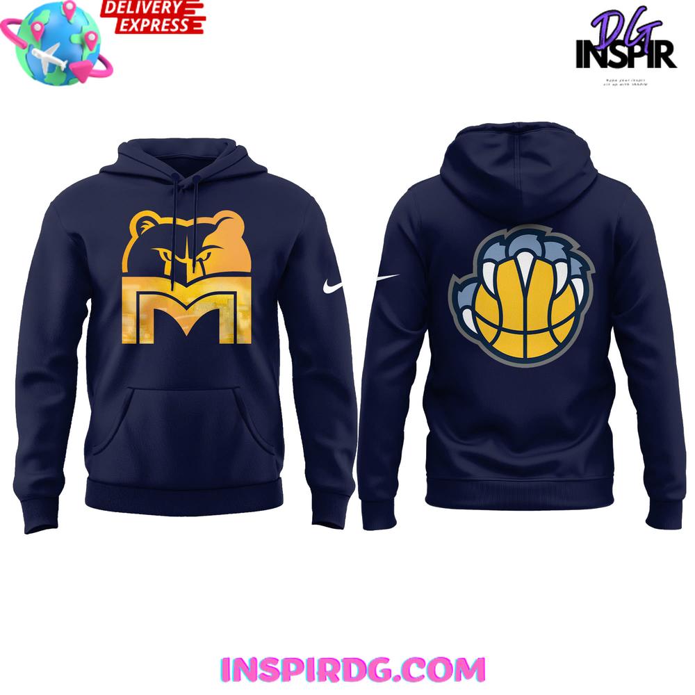 Memphis Grizzlies Playoff Pick Em 2025 Navy Hoodie Memphis Grizzlies Playoff Pick Em 2025 Navy Hoodie