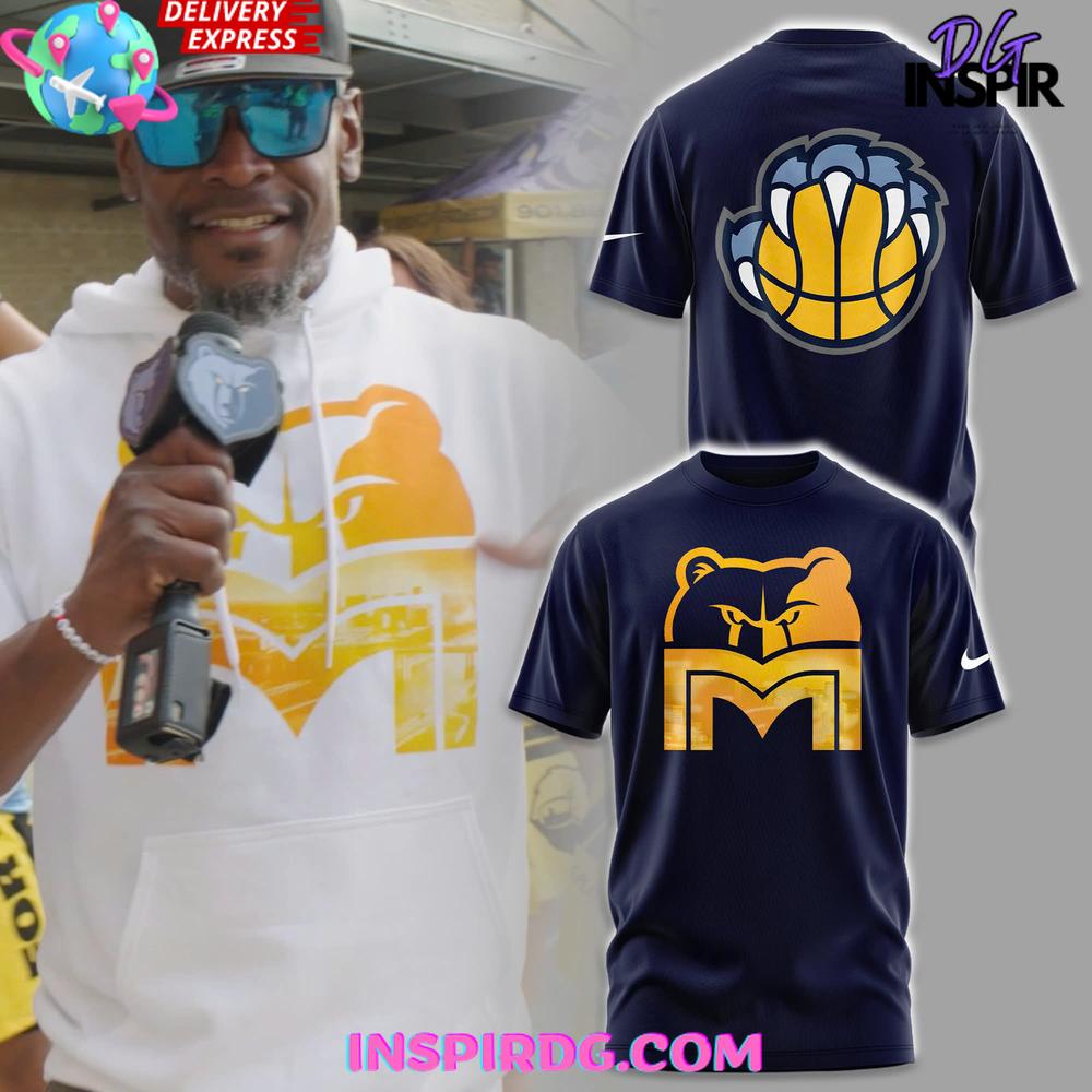 Memphis Grizzlies Playoff Pick Em 2025 Navy T-Shirt Memphis Grizzlies Playoff Pick Em 2025 Navy T-Shirt