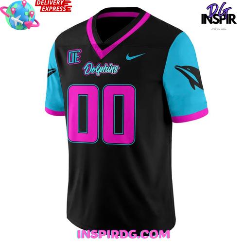 Miami Dolphins 2025 NFL Rivalries Special Football Jersey Miami Dolphins 2025 NFL Rivalries Special Football Jersey