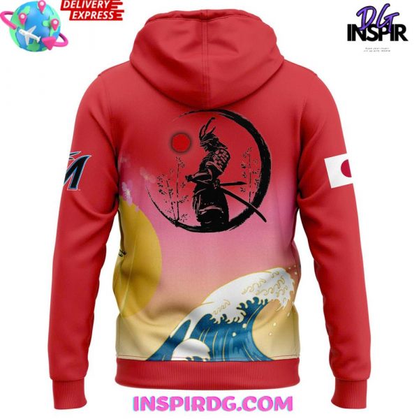 Miami Marlins 2025 Japanese Heritage Hoodie