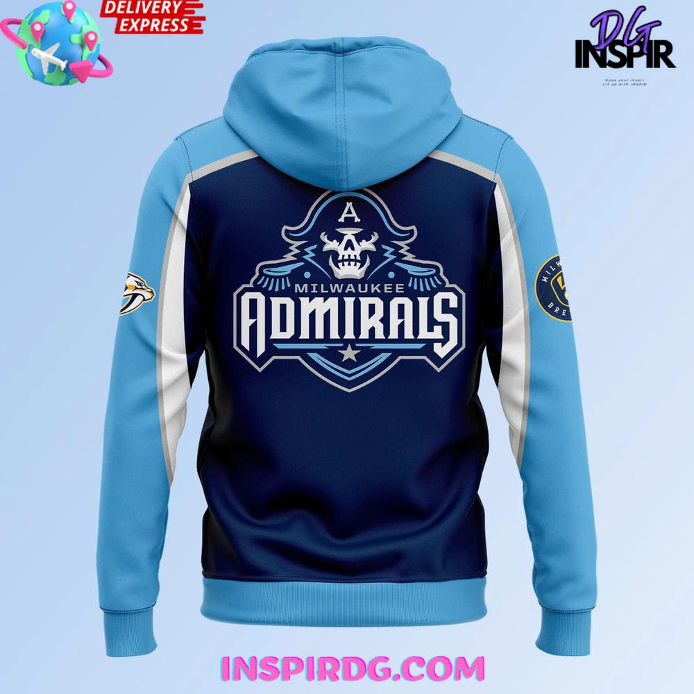 Milwaukee Admirals 2025 Calder Cup Playoffs Special Hoodie Milwaukee Admirals 2025 Calder Cup Playoffs Special Hoodie