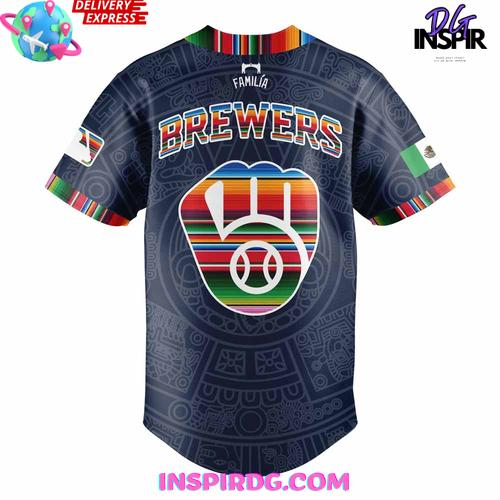 Milwaukee Brewers 2025 Mexican Heritage Night Special Jersey Milwaukee Brewers 2025 Mexican Heritage Night Special Jersey
