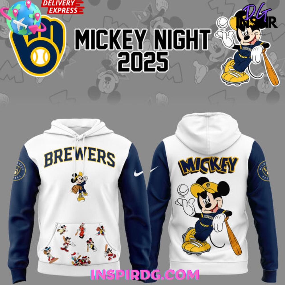 Milwaukee Brewers Mickey Mouse Night 2025 Shirt Collection Milwaukee Brewers Mickey Mouse Night 2025 Shirt Collection