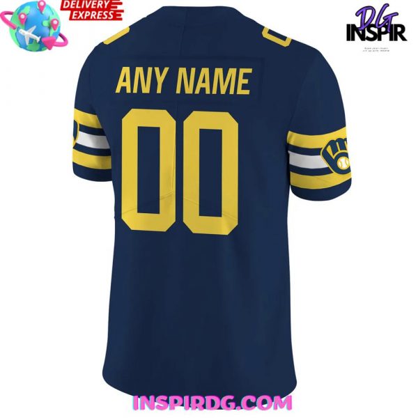 Milwaukee Brewers New Uniform 2025 Football Jersey
