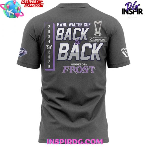 Minnesota Frost PWHL Walter Cup Champions 2025 T-Shirt