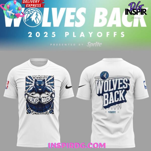 Minnesota Timberwolves Back 2025 Playoffs Special T-Shirt