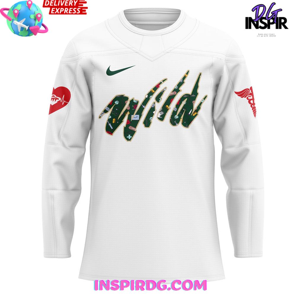 Minnesota Wild Nurses Appreciation 2025 Jersey Minnesota Wild Nurses Appreciation 2025 Jersey