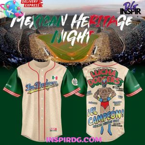 Los Angeles Dodgers Mexican Heritage Night 2025 Baseball Jersey