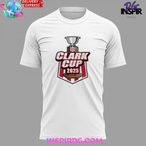 Muskegon Lumberjacks 2025 USHL Clark Cup Performance White T-Shirt