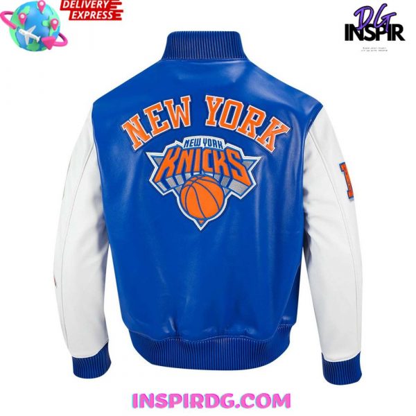 NBA New York Knicks Classic 2025 Playoffs Varsity Jacket