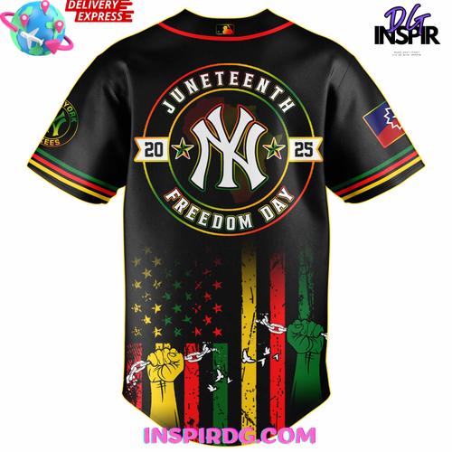 New York Yankees Juneteenth Day 2025 Special Jersey New York Yankees Juneteenth Day 2025 Special Jersey
