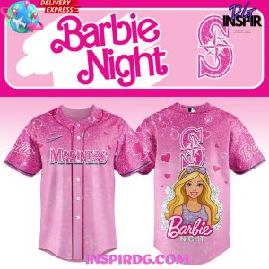 Seattle Mariners Barbie Night Limited Edition Baseball Jersey