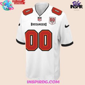 Tampa Bay Buccaneers Celebrate The Legacy of 50 Seasons White Football Jersey