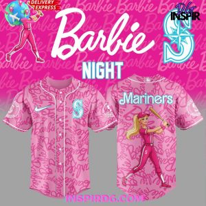 Seattle Mariners Barbie Night Performance Baseball Jersey