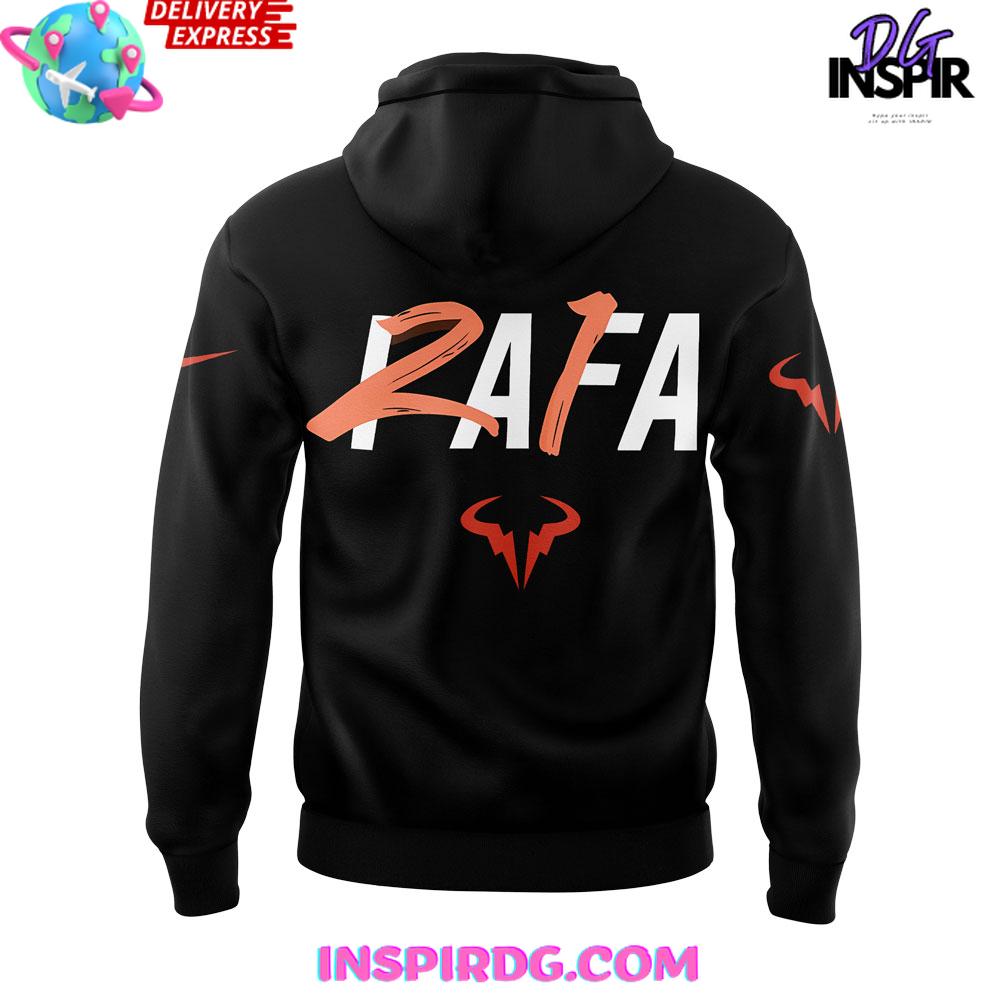 Offical Rafael Nadal Roland Garros Merci Rafa 2025 Black Hoodie Offical Rafael Nadal Roland Garros Merci Rafa 2025 Black Hoodie