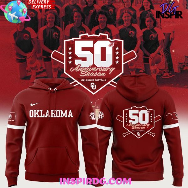Oklahoma Sooners Softball 50th Anniversary Limited Hoodie