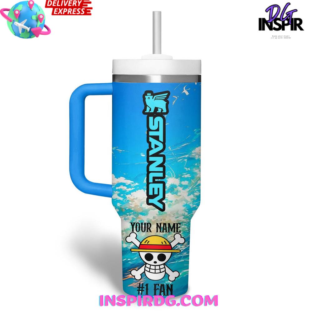 One Piece King of the Pirates Custom Name Stanley Tumbler Cup 40oz One Piece King of the Pirates Custom Name Stanley Tumbler Cup 40oz