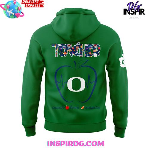 Oregon Ducks Teacher Appreciation 2025 Hoodie Oregon Ducks Teacher Appreciation 2025 Hoodie