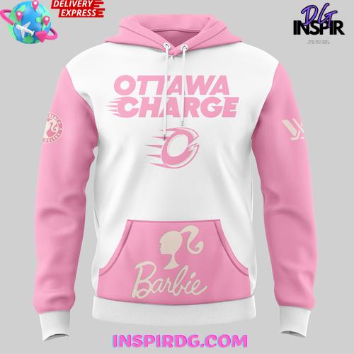 Ottawa Charge 2025 Barbie Night Edition Hoodie Ottawa Charge 2025 Barbie Night Edition Hoodie