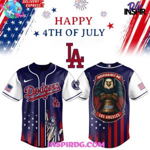 Los Angeles Dodgers MLB Independence Day 2025 Baseball Jersey