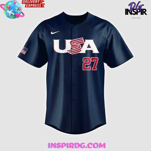 Paul Skenes USA Team World Baseball Classic 2026 Navy Jersey Paul Skenes USA Team World Baseball Classic 2026 Navy Jersey
