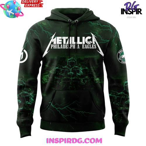 Philadelphia Eagles x Metallica M72 Word Tour 2025 Limited Hoodie Philadelphia Eagles x Metallica M72 Word Tour 2025 Limited Hoodie