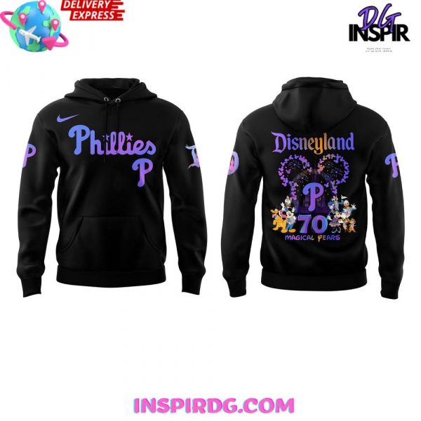 Philadelphia Phillies Disneyland 70th Magical Years Special Hoodie