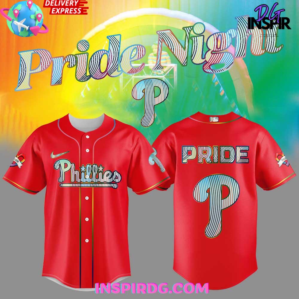 Philadelphia Phillies LGBTQ Pride Night 2025 Baseball Jersey Philadelphia Phillies LGBTQ Pride Night 2025 Baseball Jersey