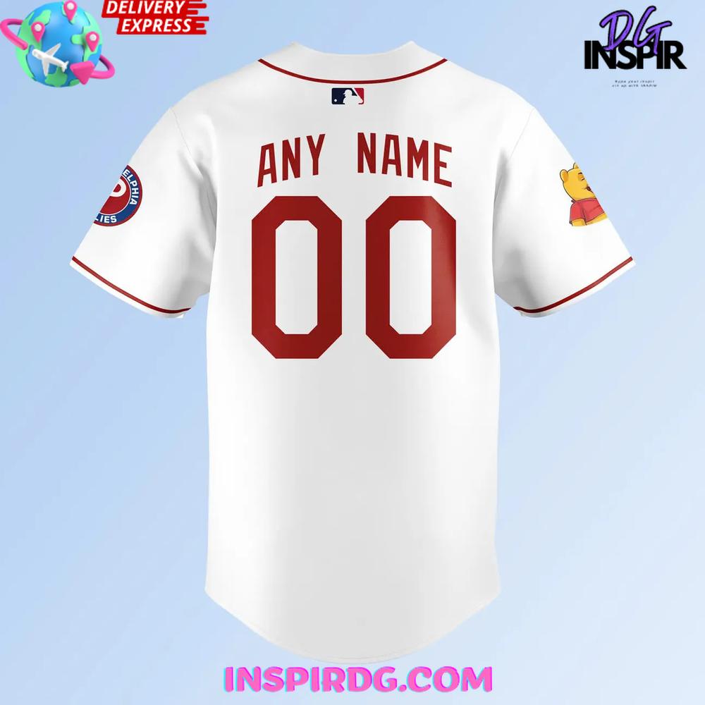 Philadelphia Phillies x Pooh Bear 2025 Baseball Jersey Philadelphia Phillies x Pooh Bear 2025 Baseball Jersey