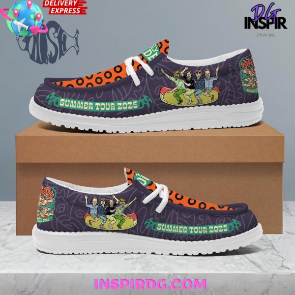 Phish Summer Tour 2025 Special HeyDude Shoes