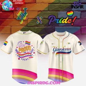 New York Yankees Be Proud of Yourself Pride Celebration Baseball Jersey