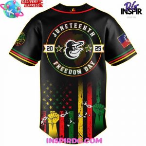 Baltimore Orioles Juneteenth Day 2025 Special Jersey 3