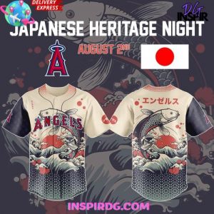 Los Angeles Angels Japanese Heritage Night 2025 Baseball Jersey