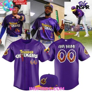 Hartford Yard Goats Thunder Chickens Special Edition Baseball Jersey