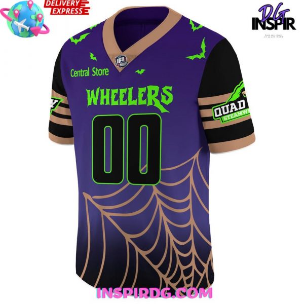 Quad City Steamwheelers Halfway to Halloween Night 2025 Football Jersey