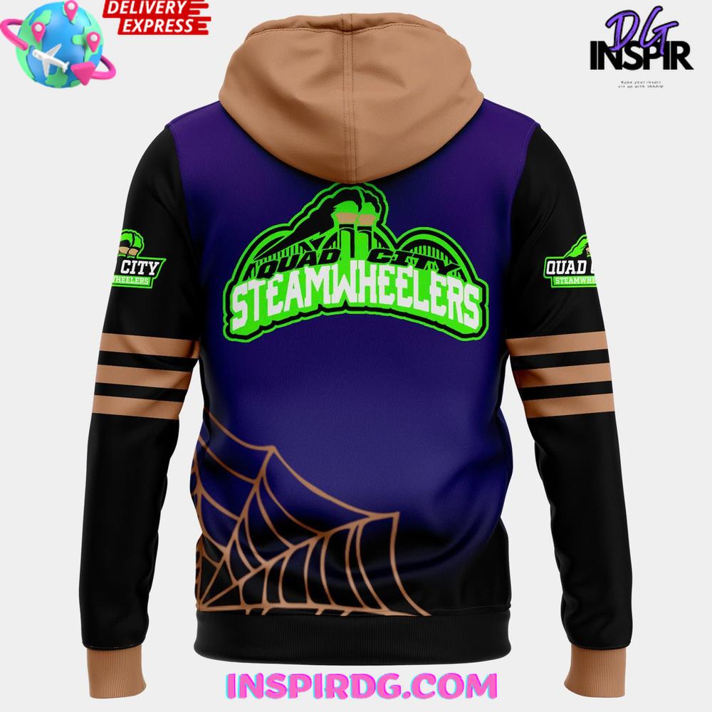 Quad City Steamwheelers Halfway to Halloween Night 2025 Hoodie Quad City Steamwheelers Halfway to Halloween Night 2025 Hoodie