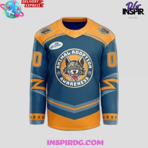 Chicago Wolves 2025 Animal Adoption Awareness Special Hockey Jersey