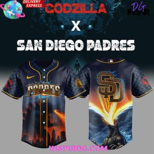 San Diego Padres x Godzilla Special Edition Baseball Jersey