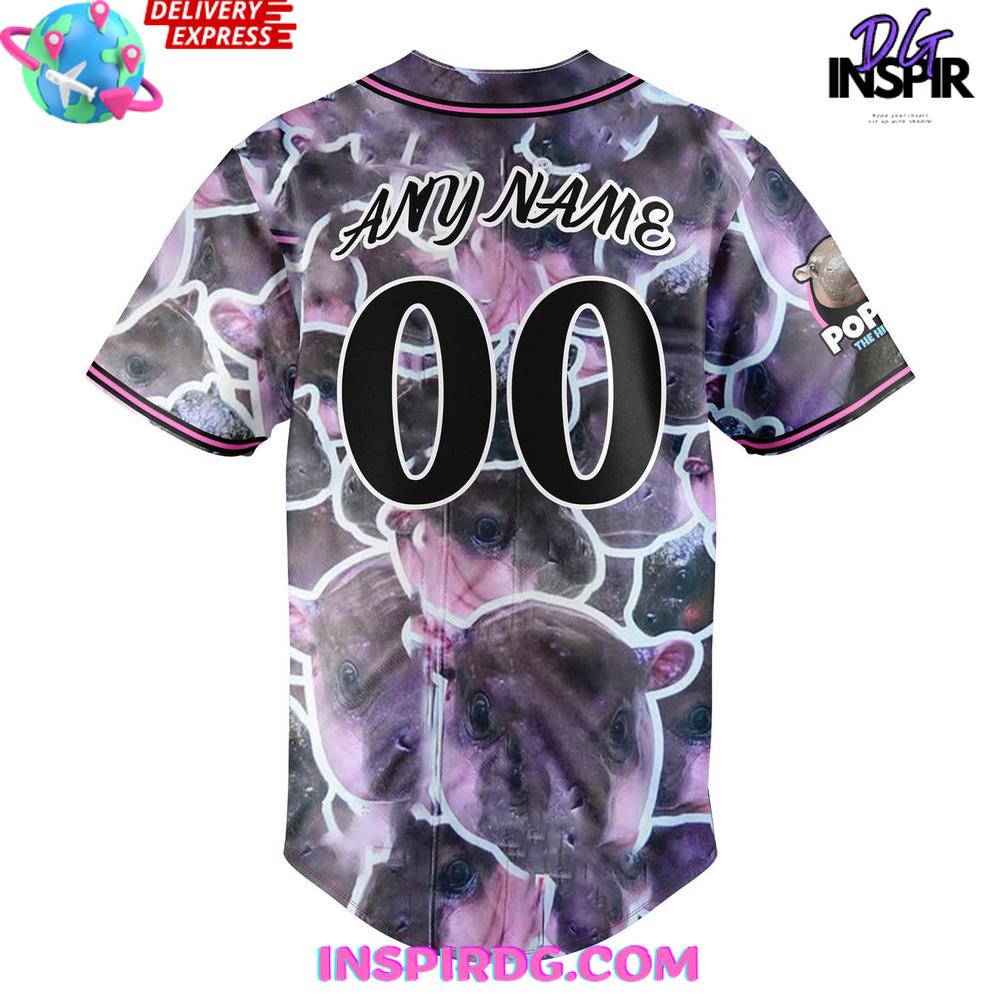 Richmond Flying Squirrels Loves Poppy Special Baseball Jersey Richmond Flying Squirrels Loves Poppy Special Baseball Jersey