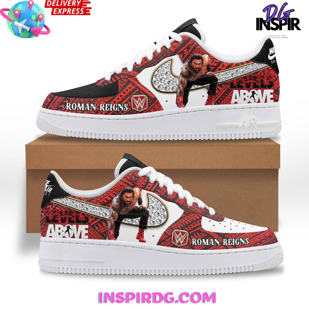 Roman Reigns Levels Above Limited Edition Nike Air Force 1 Roman Reigns Levels Above Limited Edition Nike Air Force 1