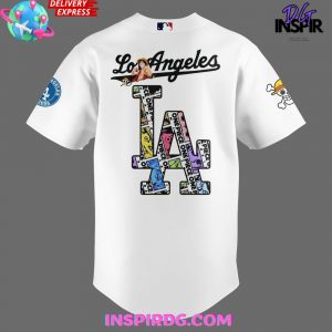 2025 One Piece Night x Los Angeles Dodgers Stadium Baseball Jersey 3