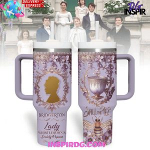 Bridgerton Lady Whistledown Spill the Tea Stanley Tumbler Cup